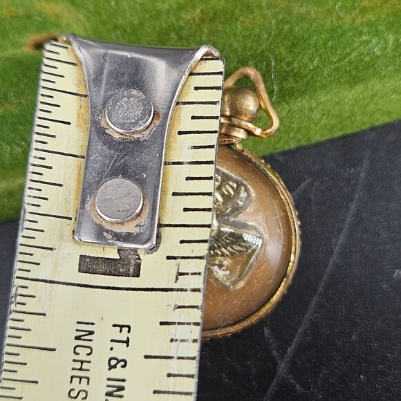 Rare Vintage Girl Scout Pendant Necklace Jewely Membership Double Sided Uniform - Picture 8 of 9